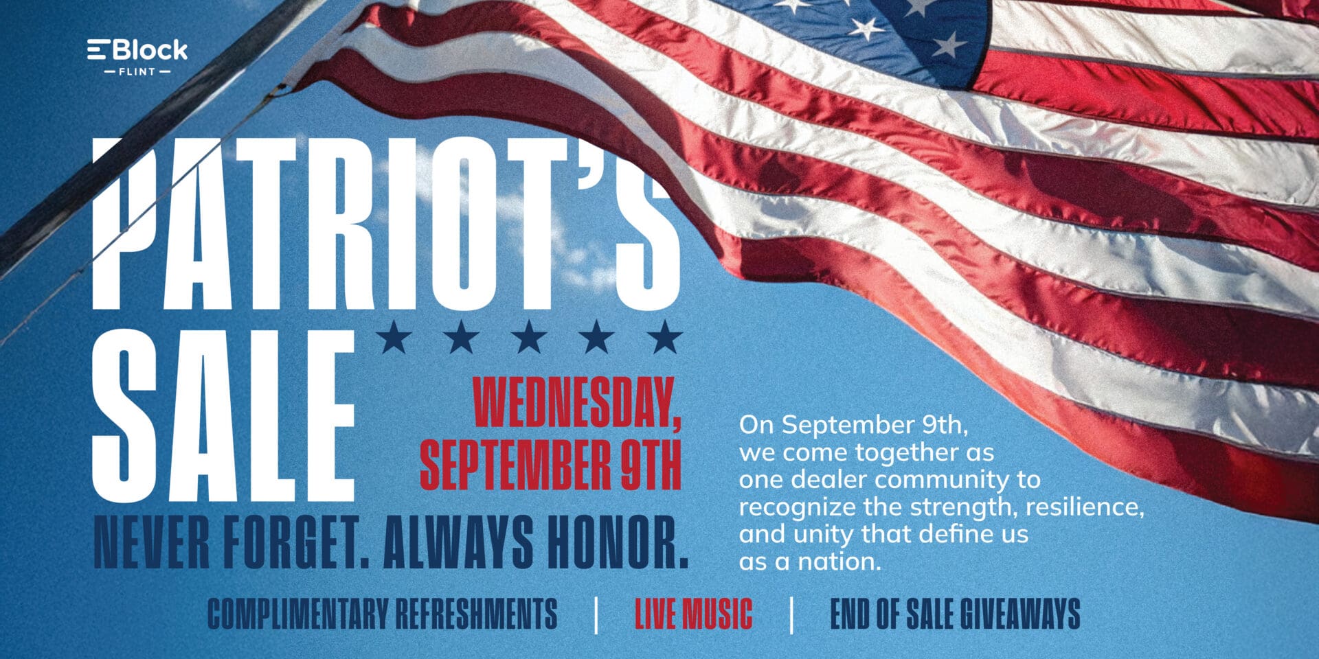 Patriot's Sale 2026 Web